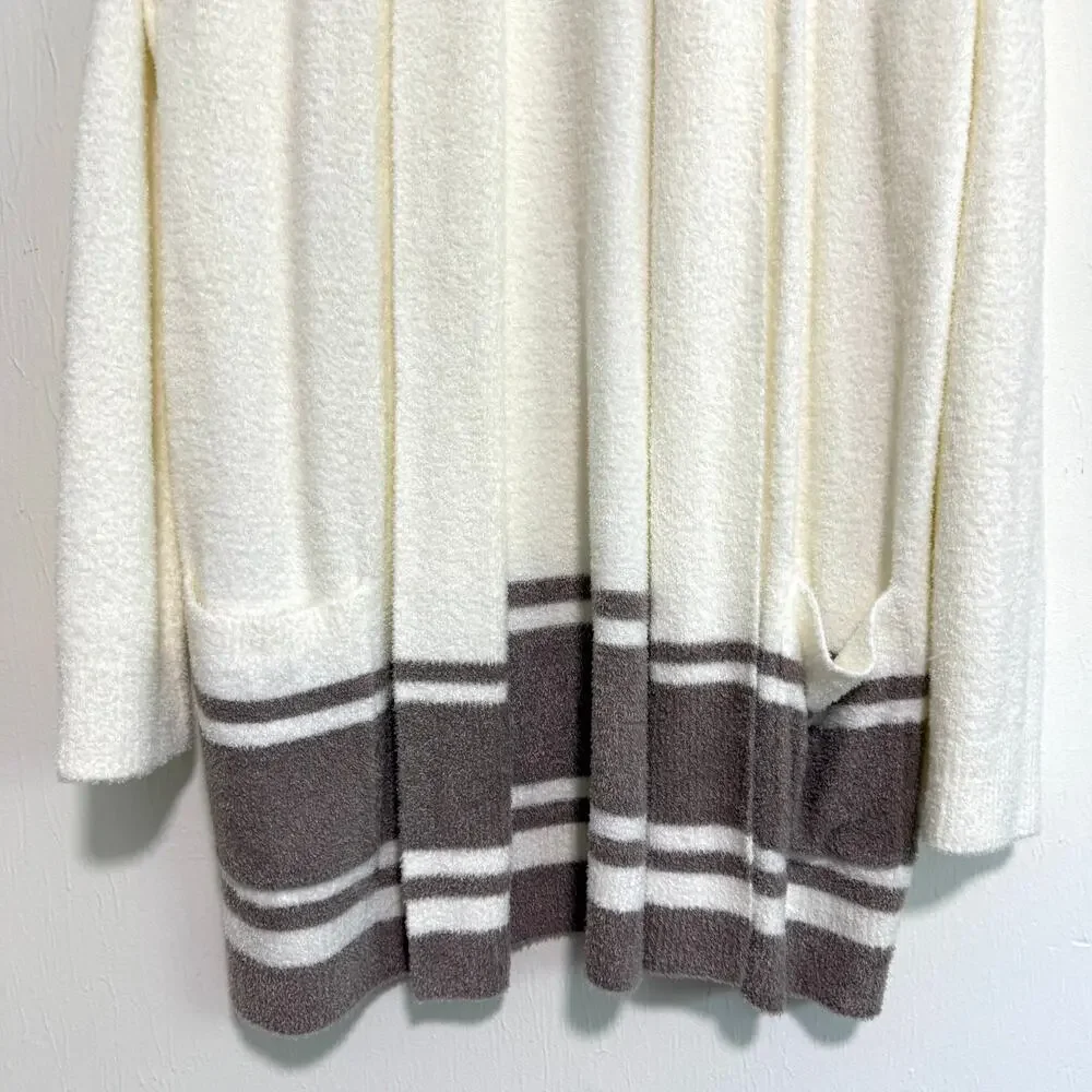 Barefoot Dreams Cozychic Lite Open Front Cardigan S Cream Cozy Lounge Neutral